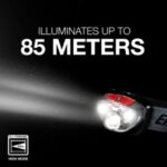 Lampe frontale LED focus 400 lm étanche IPX4 HEADVISION, configuration visible, vue complémentaire 4