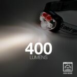 Lampe frontale LED focus 400 lm étanche IPX4 HEADVISION, configuration visible, vue complémentaire 5