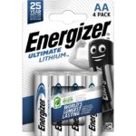 Pile lithium AA FR06 longue durée 4/L91, 1.5 V, vue complémentaire 1