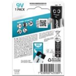 Pile alcaline 9V 6LR61 Max Plus MAXP9VBL1 – Image 3