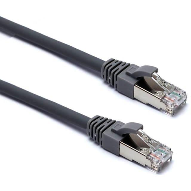 Excel Networking Solutions - EXCEL CAT6A 2M S/FTP PATCH LEAD GREY - 106-004