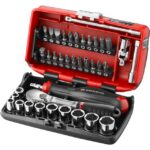 Coffret douilles et embouts 1/4 6 pans OGV grip, configuration visible, vue complémentaire 1