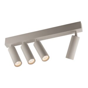 Spot plafond LED dimmable blanc 2700K, configuration visible