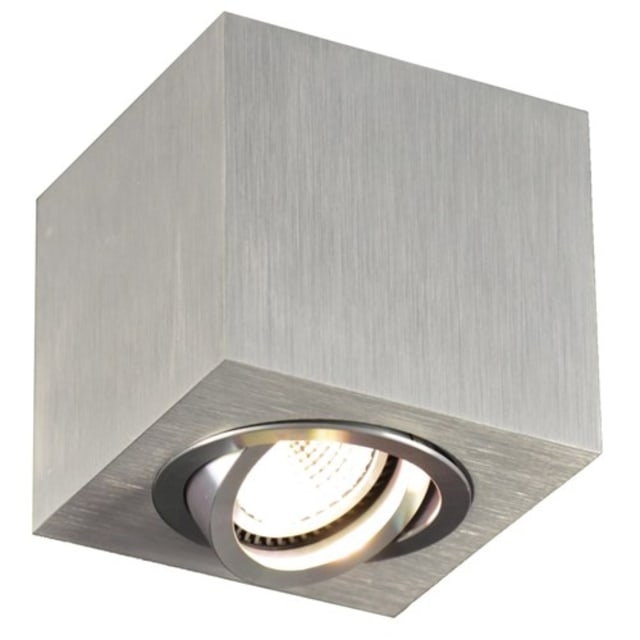 FANTASIA - OLALA carré - GU10 - 50W - alu - 30° orientable - dia 90mm x 85mm - alu brossé - 3407093