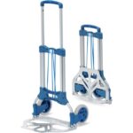 Diable pliable en aluminium 125 kg roues pleines 1732, configuration visible, vue complémentaire 1
