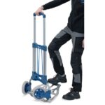 Diable pliable en aluminium 125 kg roues pleines 1732, configuration visible, vue complémentaire 3