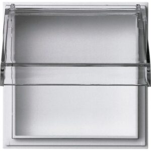 GIRA - Cadre adapt. clapet transparent Gira TX_44 (IP44) blanc - 040966