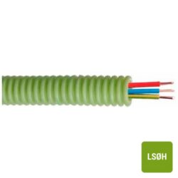 GREEN FLEX - Green Flex tube précâblé 20mm LS0H vert + installation XGB 7G1
