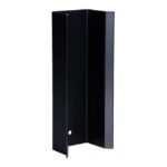 Capuchon de protection noir en inox pour poteau COV1Z, configuration visible, vue complémentaire 1