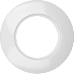 HAGER - Plaque de recouvrement pvc 1 poste Serie 1930 blanc polaire