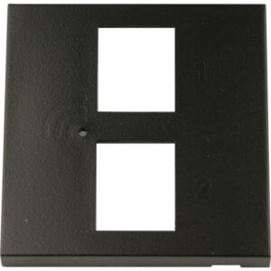 HIRSCHMANN - APAC W CP45A - Plaque centrale 45mm pour APAC W Anthracite - 695020766