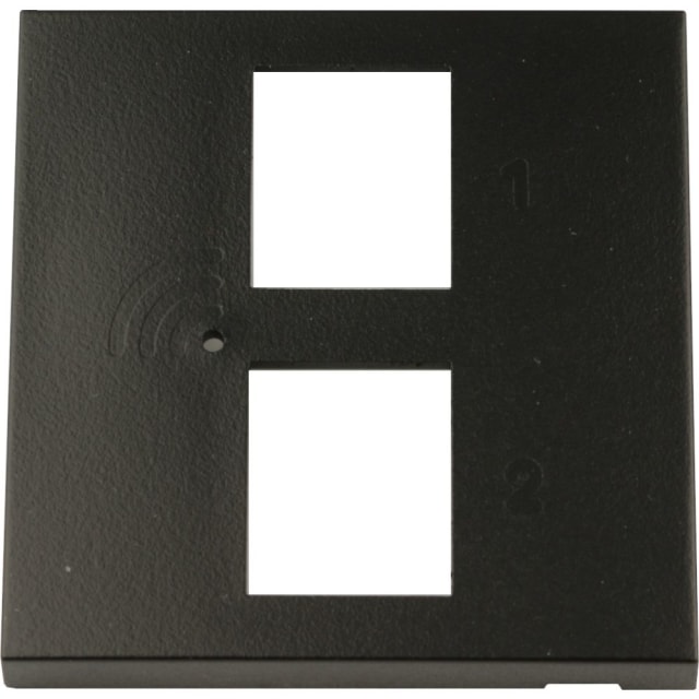 HIRSCHMANN - APAC W CP45A - Plaque centrale 45mm pour APAC W Anthracite - 695020766