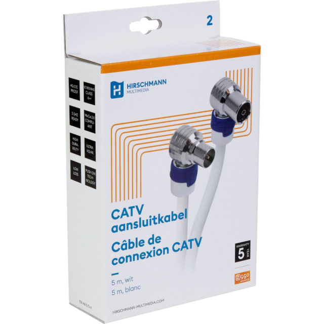 HIRSCHMANN - CATV Aansluitkabel 4G/LTE Proof 5