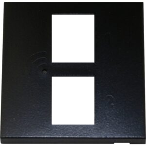 HIRSCHMANN - L'APAC W CP 45 est une plaque centrale de 45 x 45 mm pour l'APAC W. Couleur noir - 695020767