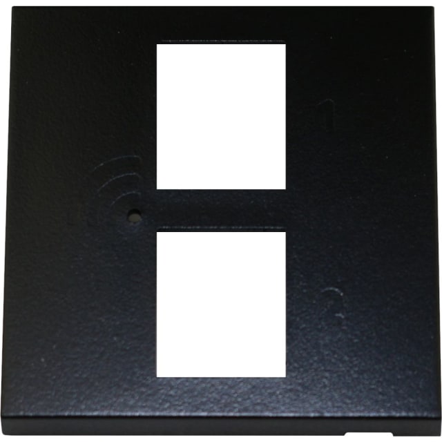 HIRSCHMANN - L'APAC W CP 45 est une plaque centrale de 45 x 45 mm pour l'APAC W. Couleur noir - 695020767