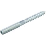 Tire-fond double filetage galvanisé Torx M6x60, finition Zingué, vue complémentaire 1
