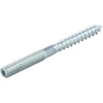 Tire-fond double filetage galvanisé M8x70 Torx 25, configuration visible, vue complémentaire 1