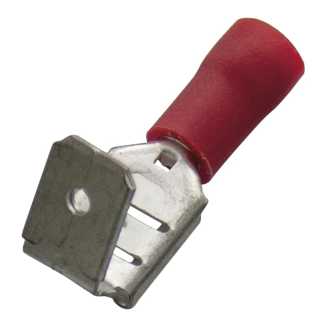 Haupa - Clip femelle avec dérivation rouge isolée PVC 0 Haupa - Clip femelle avec dérivation rouge isolée PVC 0