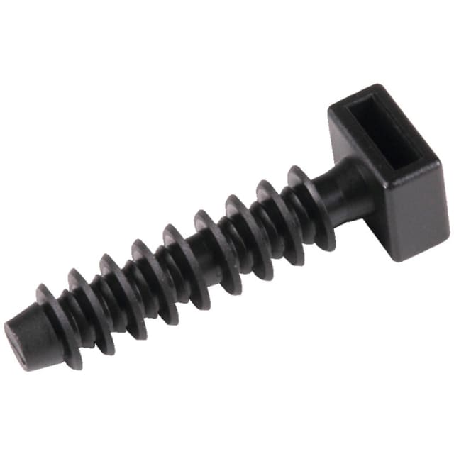 Détails visibles de Cheville à frapper noire pour trou 7 à 8 mm LOK01 pour Embases à cheville