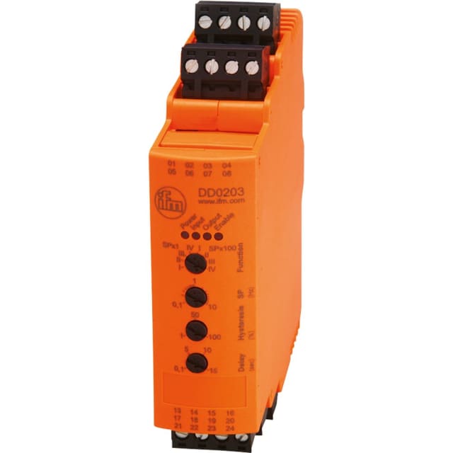 Contrôleur de vitesse sur rail DIN 24V DC, dimensions 93 x 25,4 x 109,1 mm