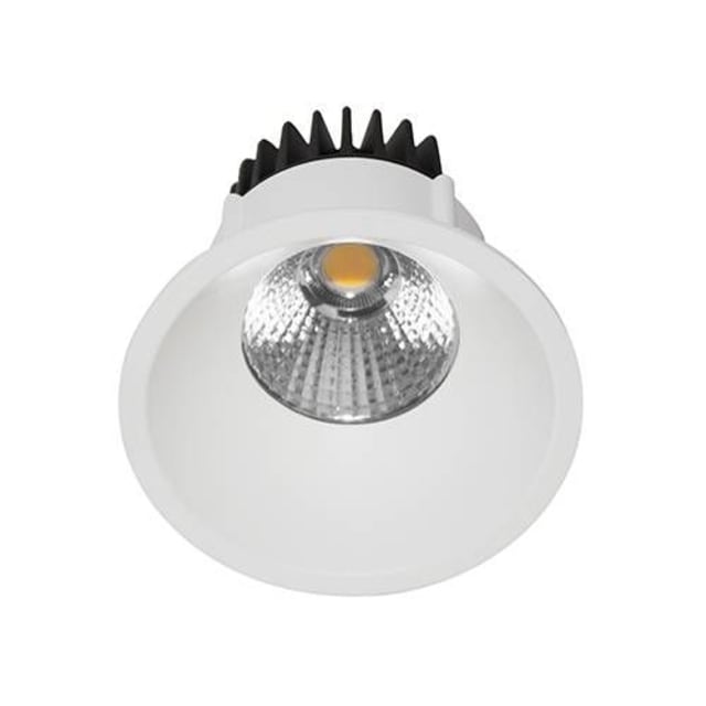 INDIGO - AL3012 RD 9W 1050Lm 3000K 38° IP44 DIM Blanc mat - DO17130
