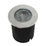 Détails visibles de Spot encastrable de sol LED inox IP67 20W 3000K pour Spots de sol