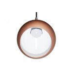 Suspension LED blanche mate 10W 3000K 650lm, configuration visible, vue complémentaire 1
