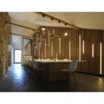 Suspension LED blanche mate 10W 3000K 650lm, configuration visible, vue complémentaire 2