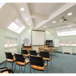 Plafonnier LED extra-plat rond blanc mat 18W 3000K, configuration visible, vue complémentaire 1