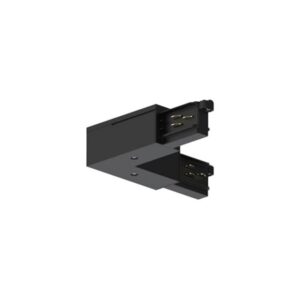 INTEGRATECH - Coude gauche pour rail universel 3ph 7p noir - TRA3FLB