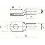 Cosse tubulaire acier inoxydable V2A 4-6 mm² M5 81V/5 – Image 2