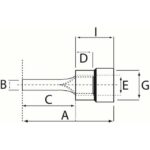 Embout de câble isolé jaune 4-6 mm² PA 715, configuration visible, vue complémentaire 1