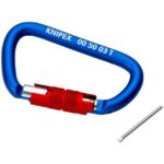 Mousqueton à vis antichute pour outils aluminium 00 50 03 T BK, configuration visible, vue complémentaire 3
