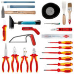 Mallette à outils d'électricien Classic 00 21 02 EL, configuration visible, vue complémentaire 1
