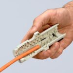 Outil à dégainer câble réseau CAT5-7 UTP/STP 16 65 125 SB, configuration visible, vue complémentaire 7