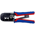 Pince à sertir RJ11 RJ12 RJ45 pour fiches Western 97 51 10 SB, en Acier chrome-vanadium trempé à l’huile, vue