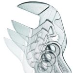Pince-clé chromée gainée plastique 150 mm 86 03 150, configuration visible, vue complémentaire 3