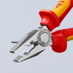 Pince universelle VDE chromée 180 mm 03 06 180, en acier, vue complémentaire 8
