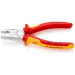 Pince universelle VDE chromée 200 mm 03 06 200, en acier, vue complémentaire 1