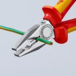 Pince universelle VDE chromée 200 mm 03 06 200, en acier, vue complémentaire 4