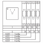 Inverseur rotatif 2 positions 20A IP66 70010569 – Image 2