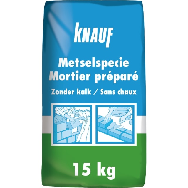 Knauf - Mortier préparé - sac 15kg - 00016501