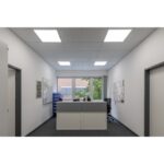 Dalle LED encastrable 600x600 33W 4000K UGR19 4320lm, finition Blanc, vue complémentaire 1