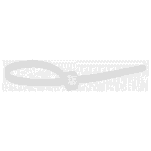 Collier de serrage 2,4 mm polyamide incolore, configuration visible