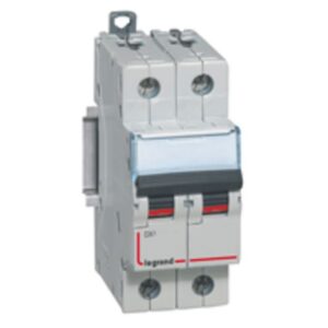 LEGRAND - Disjoncteur DX³ 10000A/16kA 2P C04 230/400V - 2 modules - 409198