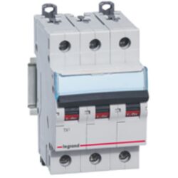 LEGRAND - Disjoncteur TX³ 6000A/6kA 3P C25 400V - 3 modules - 403547