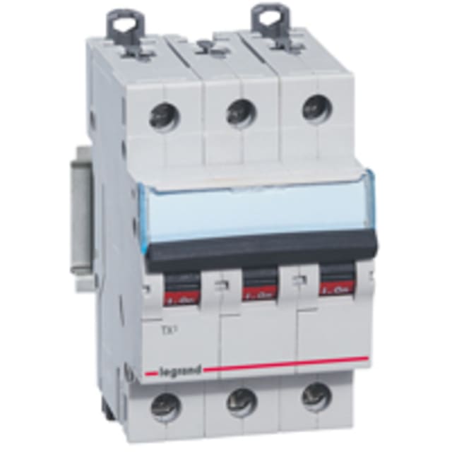 LEGRAND - Disjoncteur TX³ 6000A/6kA 3P C25 400V - 3 modules - 403547