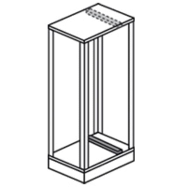 Traverse fixe pour armoire 4000 850 mm, configuration visible