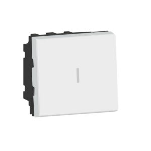 LEGRAND - Mosaic deux directions bipolaire 16AX - 2 modules blanc - 077063L