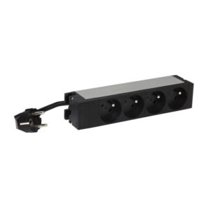 LEGRAND - PDU 10 4 x standard Belge 1 m cordon et fiche RA/PA - 646800
